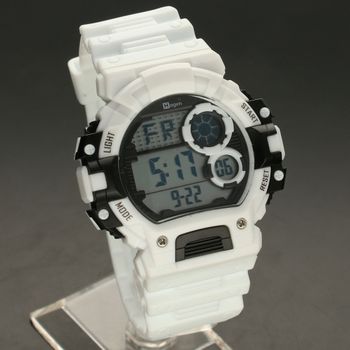 Zegarek męski sportowy na białym gumowym pasku HA-335G (1).jpg